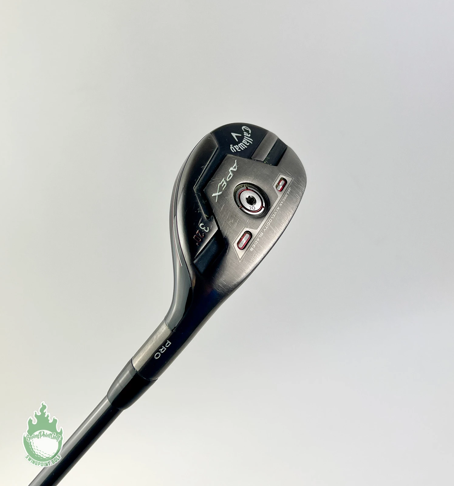 Used RH Callaway Apex Pro 3 Hybrid 20* Riptide 6.5 80g X-Stiff Flex Golf Club