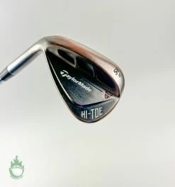 Used LEFT HANDED TaylorMade Hi-Toe RAW Wedge 58*-10 Regular Steel Golf Club