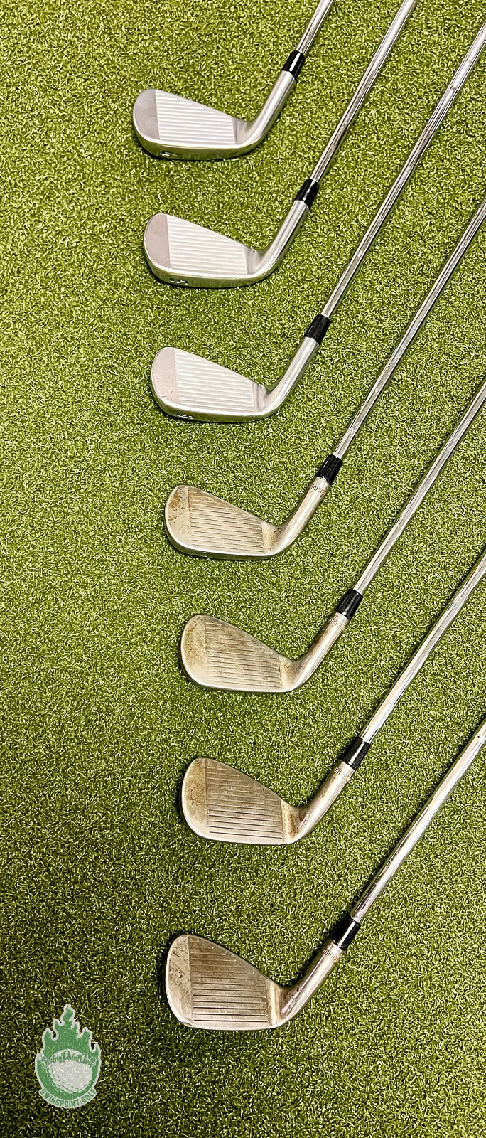 Used Callaway X-Forged/APEX MB Forged Raw ’18 Irons 4-PW Stiff Flex Steel Set - Image 10