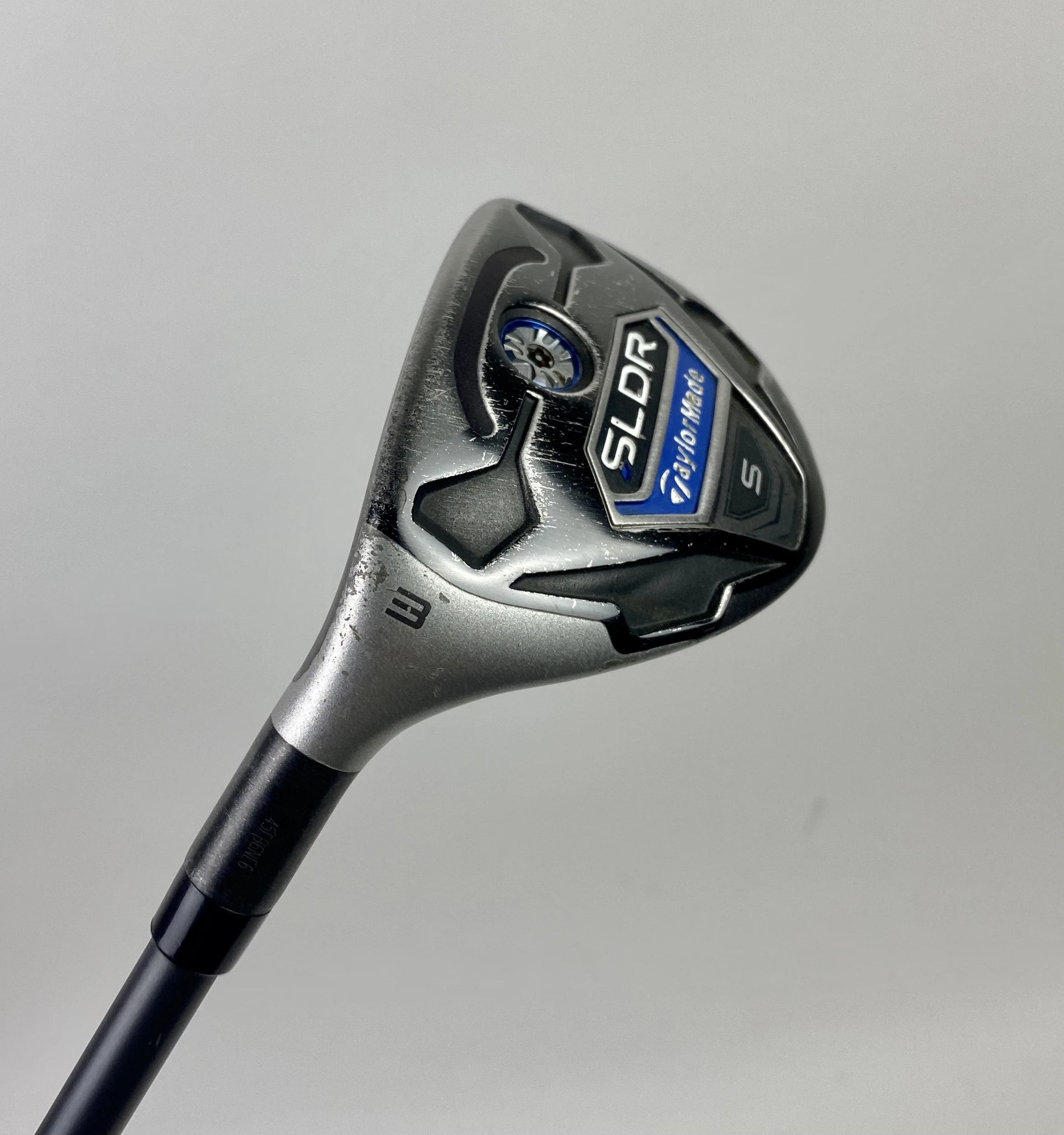 Used LH TaylorMade SLDR S Rescue 3 Hybrid 19* 72g Regular Graphite Golf Club