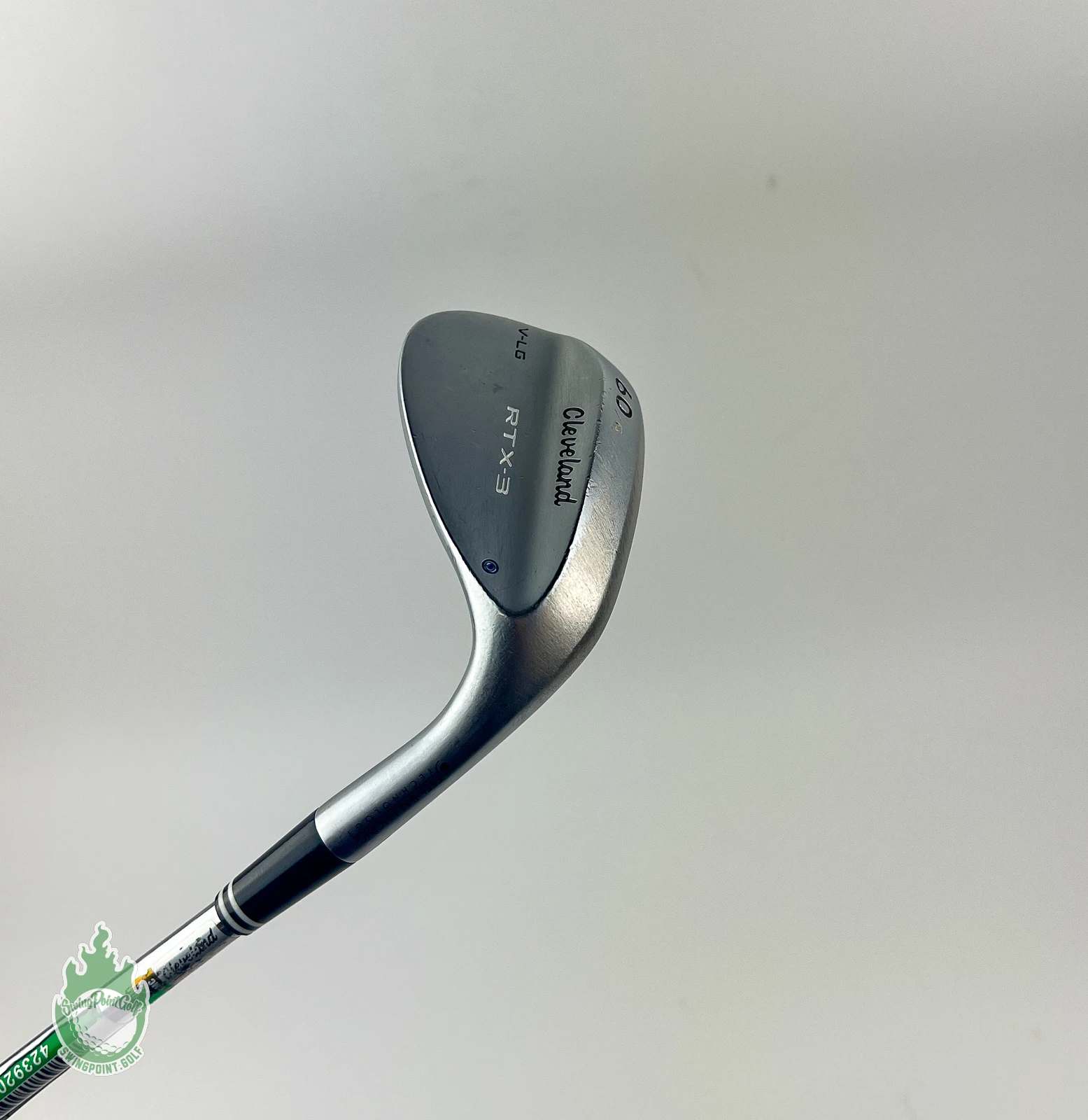 Used RH Cleveland RTX-3 V-LG Satin Wedge 60*-6 Wedge Flex Steel Golf Club - Image 11