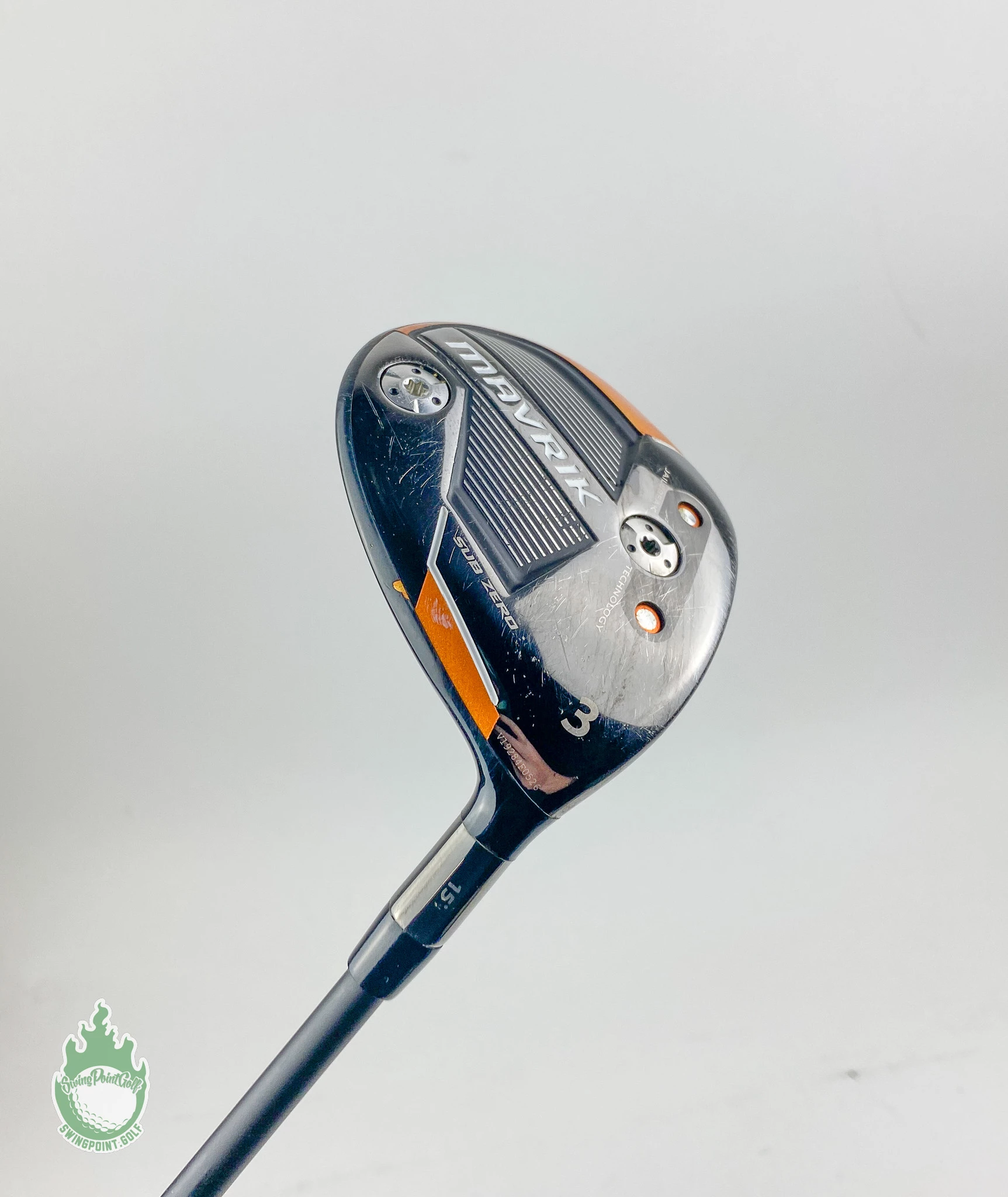 Used RH Callaway Mavrik Sub Zero Fairway 3 Wood Aldila Rogue 70g Stiff Graphite