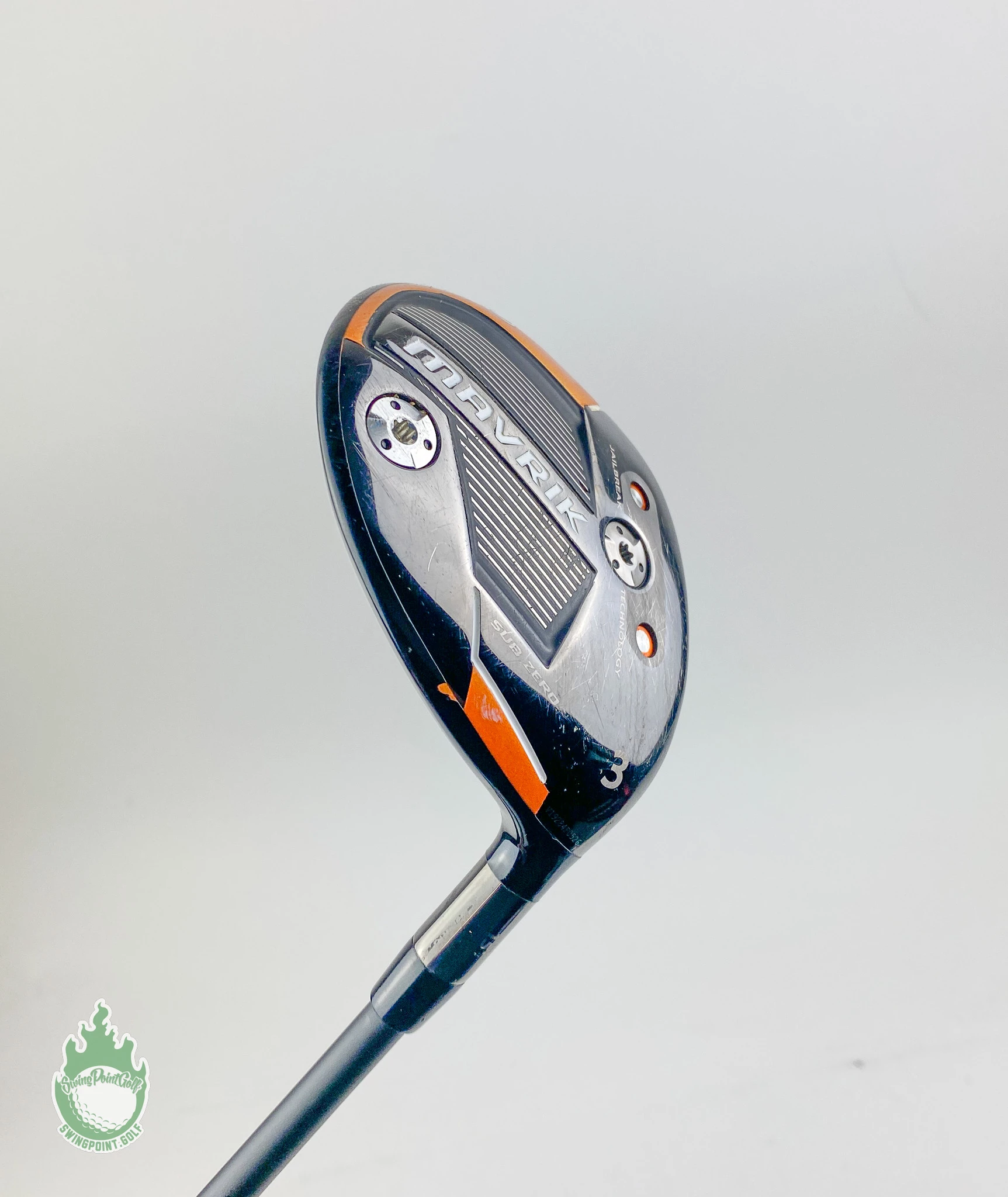 Used RH Callaway Mavrik Sub Zero Fairway 3 Wood Aldila Rogue 70g Stiff Graphite - Image 2