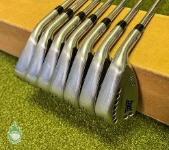 Used RH PXG 0311P Forged Gen 2 Irons 4-PW Elevate 95g Stiff Flex Steel Golf Set
