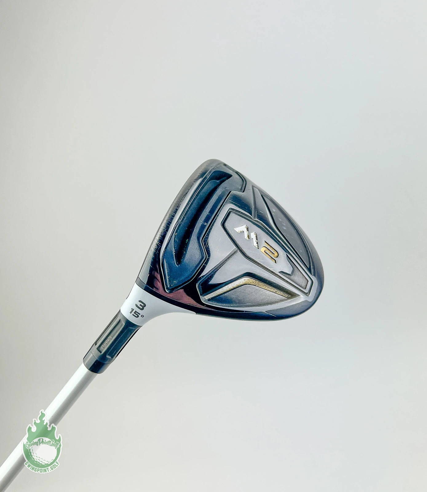 Used LH 2016 TaylorMade M2 Fairway 3 Wood 15* 70g Stiff Graphite Golf Club