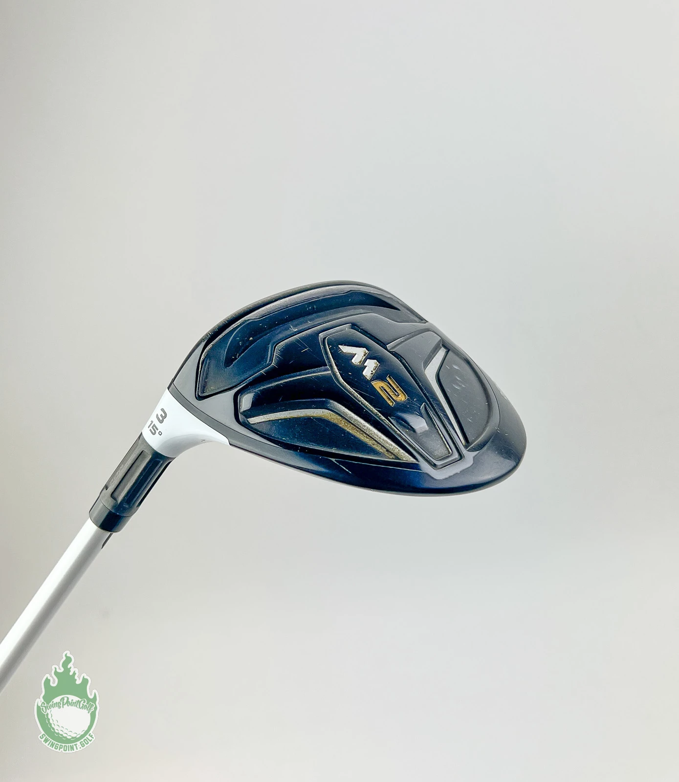 Used LH 2016 TaylorMade M2 Fairway 3 Wood 15* 70g Stiff Graphite Golf Club - Image 2
