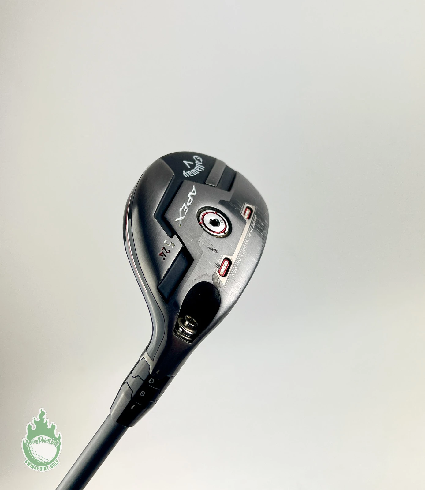 Used Callaway APEX ’21 5 Hybrid 24* HZRDUS 5.5 80g Regular Graphite Golf Club