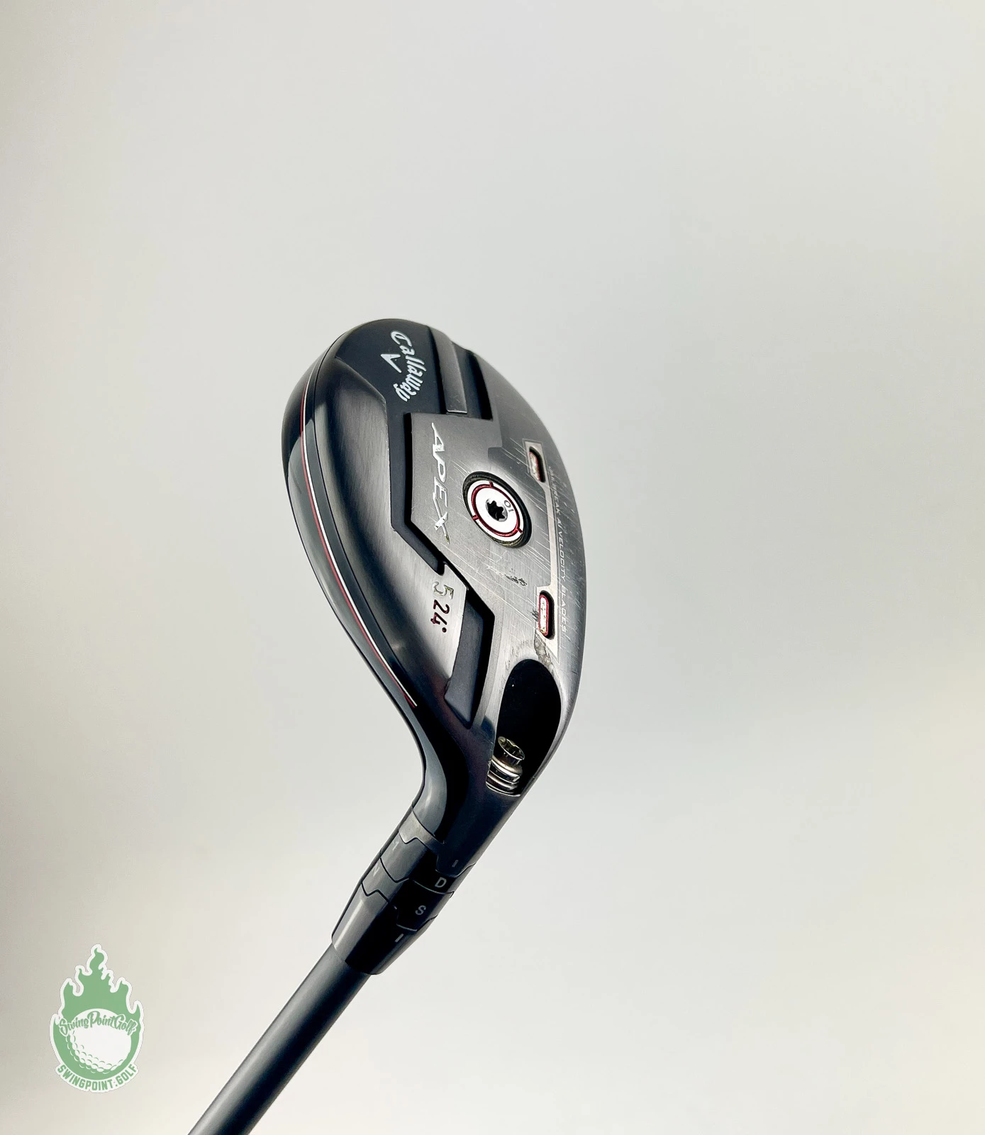 Used Callaway APEX ’21 5 Hybrid 24* HZRDUS 5.5 80g Regular Graphite Golf Club - Image 2