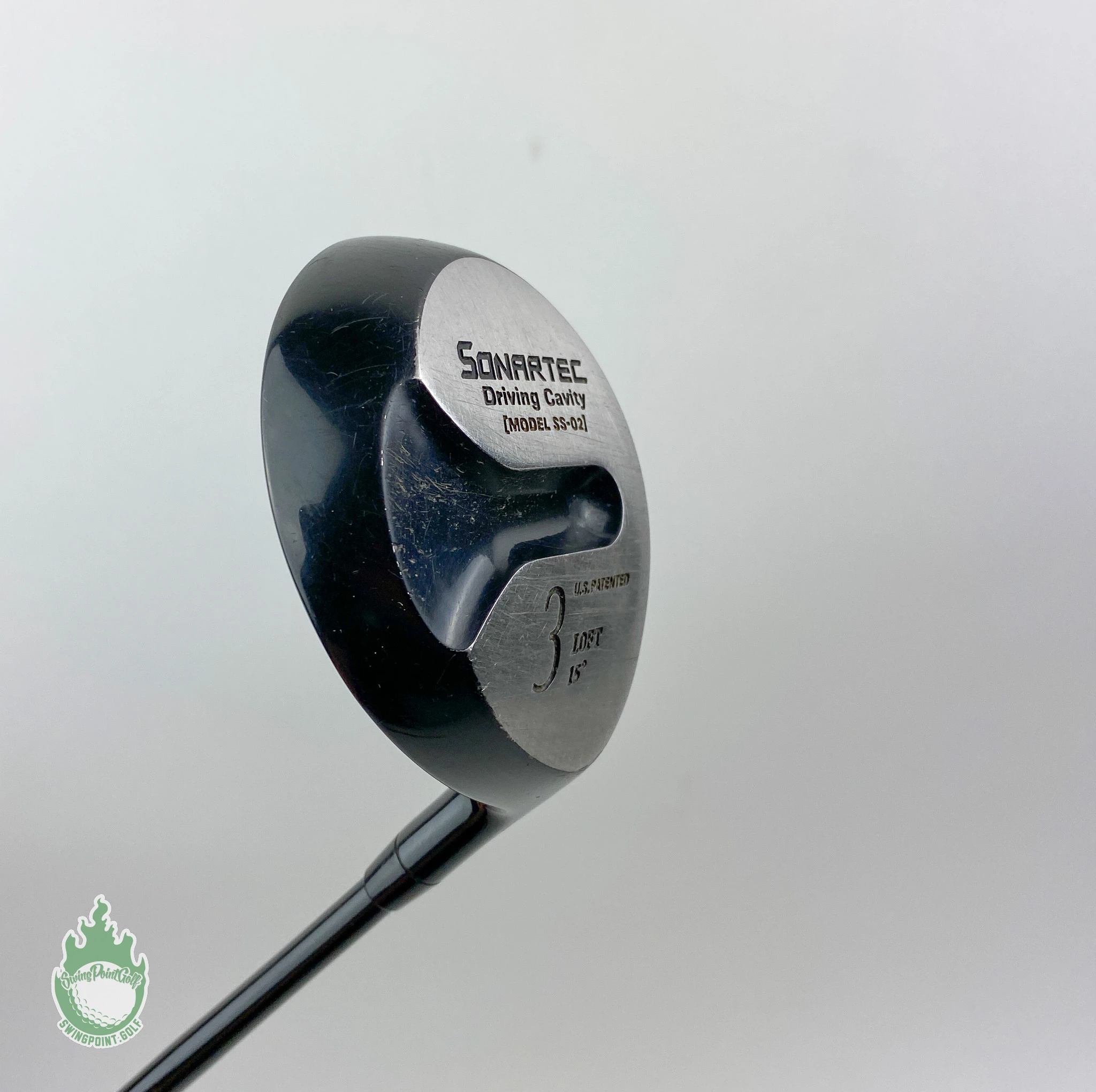 Used RH Sonartec Driving Cavity Model SS-02 Fairway 3 Wood 15* Stiff Graphite - Image 2