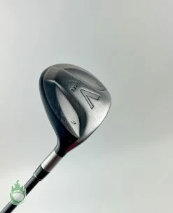 Used TaylorMade V-Steel Fairway 3 Wood 15* Stiff Flex Graphite Golf Club Lamkin