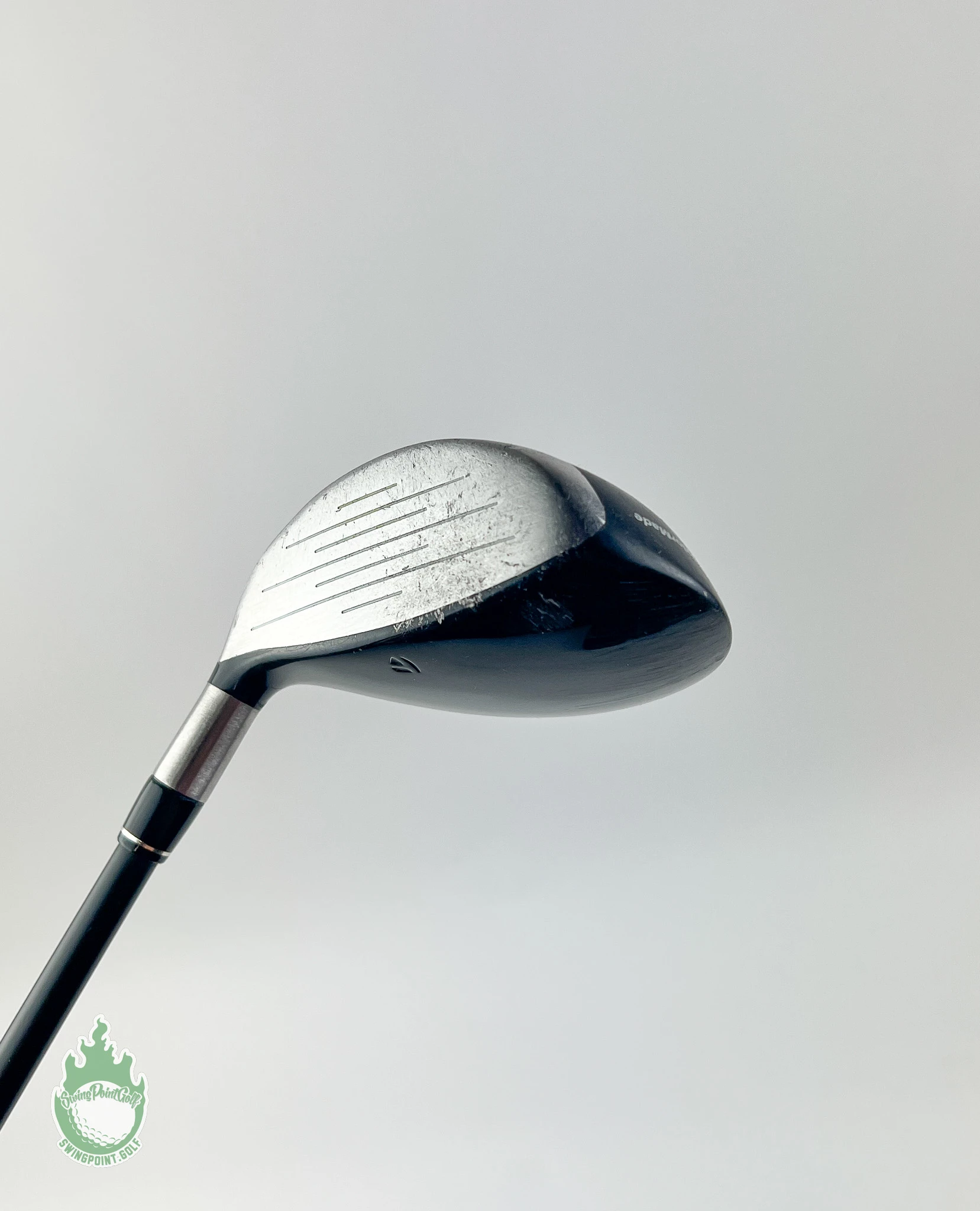 Used TaylorMade V-Steel Fairway 3 Wood 15* Stiff Flex Graphite Golf Club Lamkin - Image 8