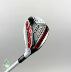Used TaylorMade AeroBurner Rescue 4 Hybrid 22* Matrix 70g Stiff Graphite Golf