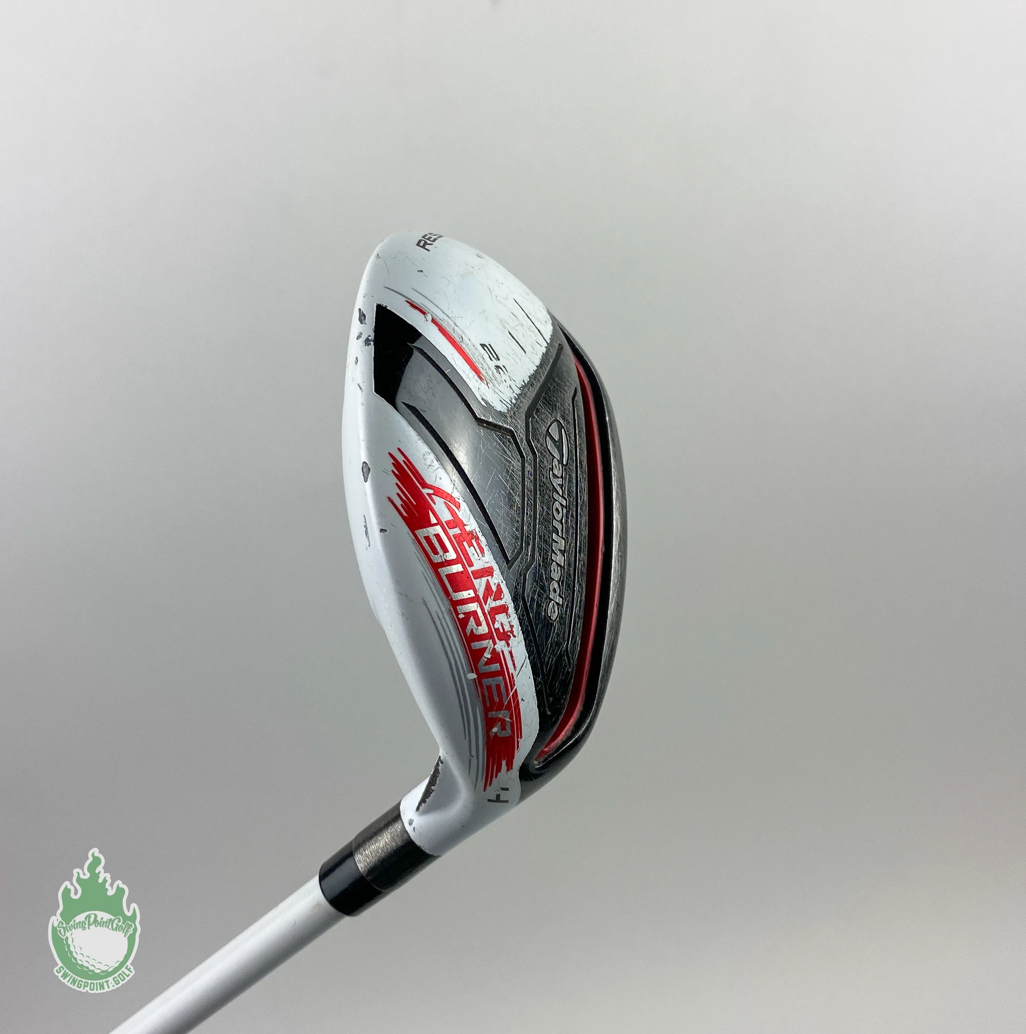 Used TaylorMade AeroBurner Rescue 4 Hybrid 22* Matrix 70g Stiff Graphite Golf - Image 2