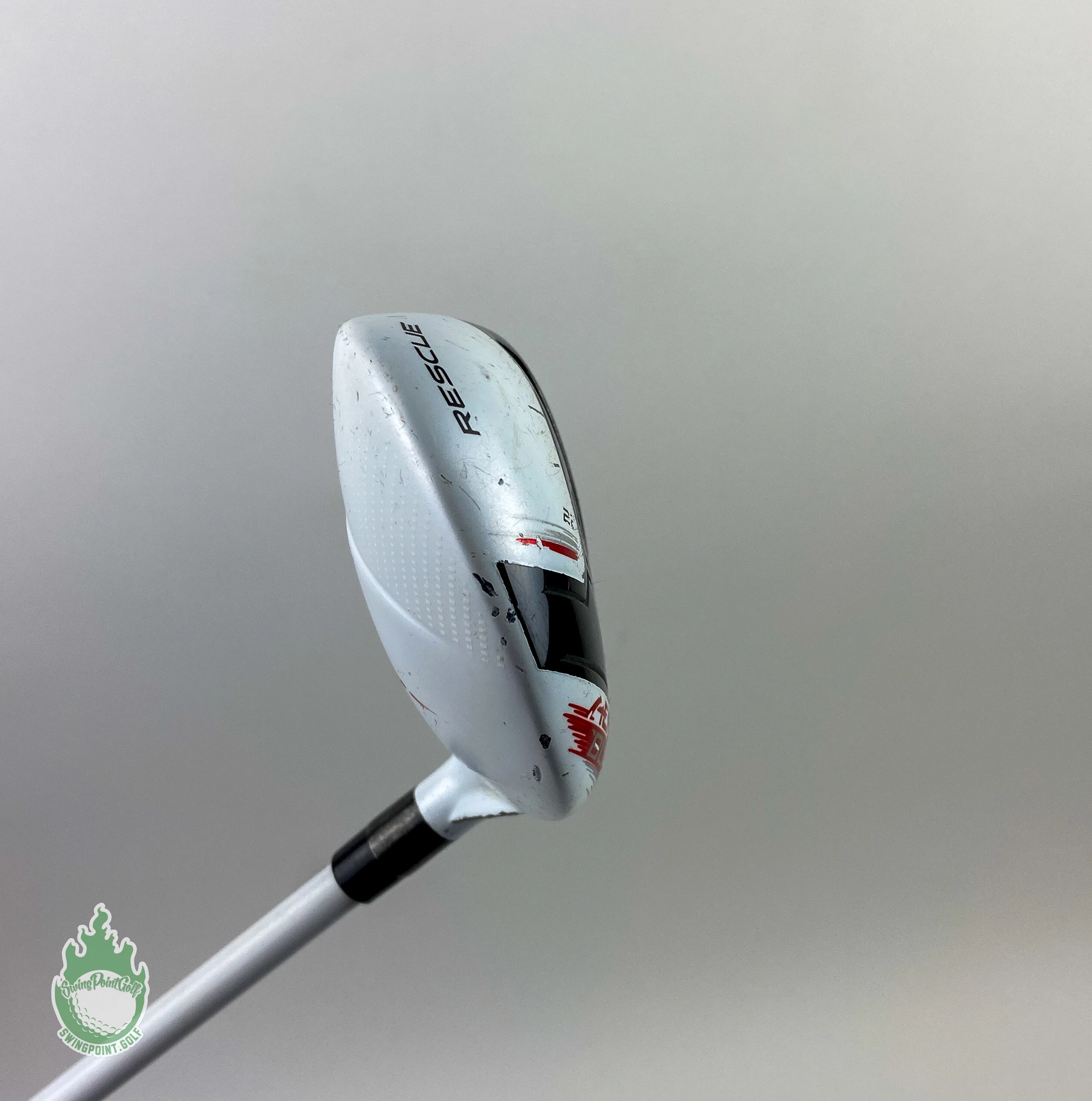 Used TaylorMade AeroBurner Rescue 4 Hybrid 22* Matrix 70g Stiff Graphite Golf - Image 3