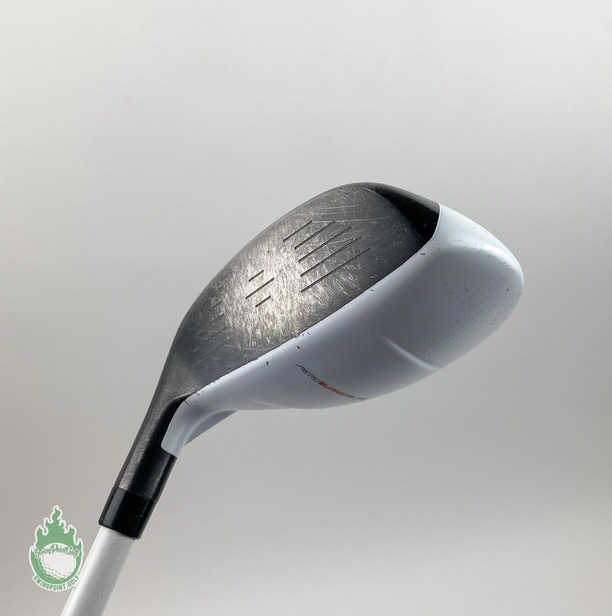 Used TaylorMade AeroBurner Rescue 4 Hybrid 22* Matrix 70g Stiff Graphite Golf - Image 7