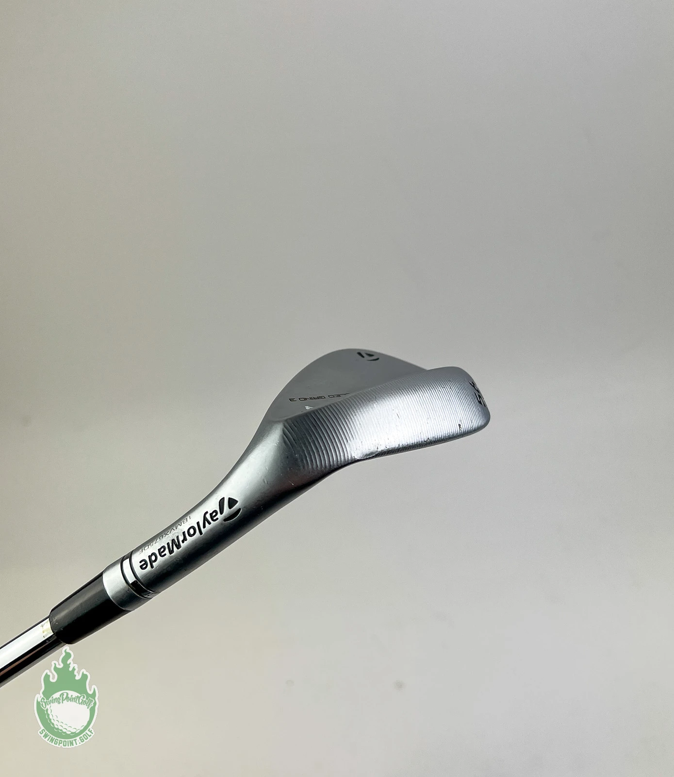 Used RH TaylorMade Milled Grind 3 Chrome SB Wedge 56*-12 S400 Stiff Steel Golf - Image 4