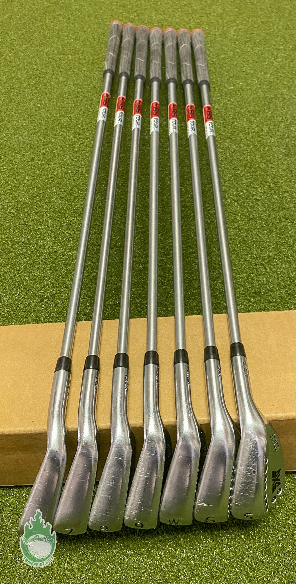 Used PXG 0311XF Gen 2 Forged Irons 6-PW/GW/SW C-Taper 110g Stiff Steel Golf Set - Image 11