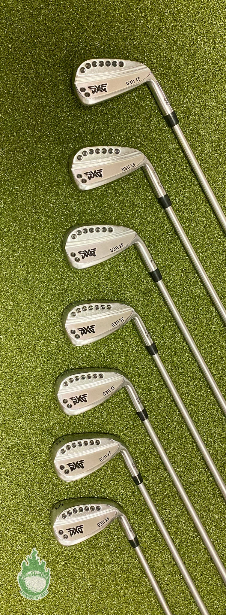 Used PXG 0311XF Gen 2 Forged Irons 6-PW/GW/SW C-Taper 110g Stiff Steel Golf Set - Image 7