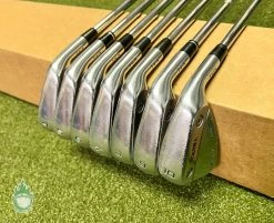 Used RH Honma T//World Forged TW-X Irons 4-10 Tour 105 Stiff Steel Golf Set