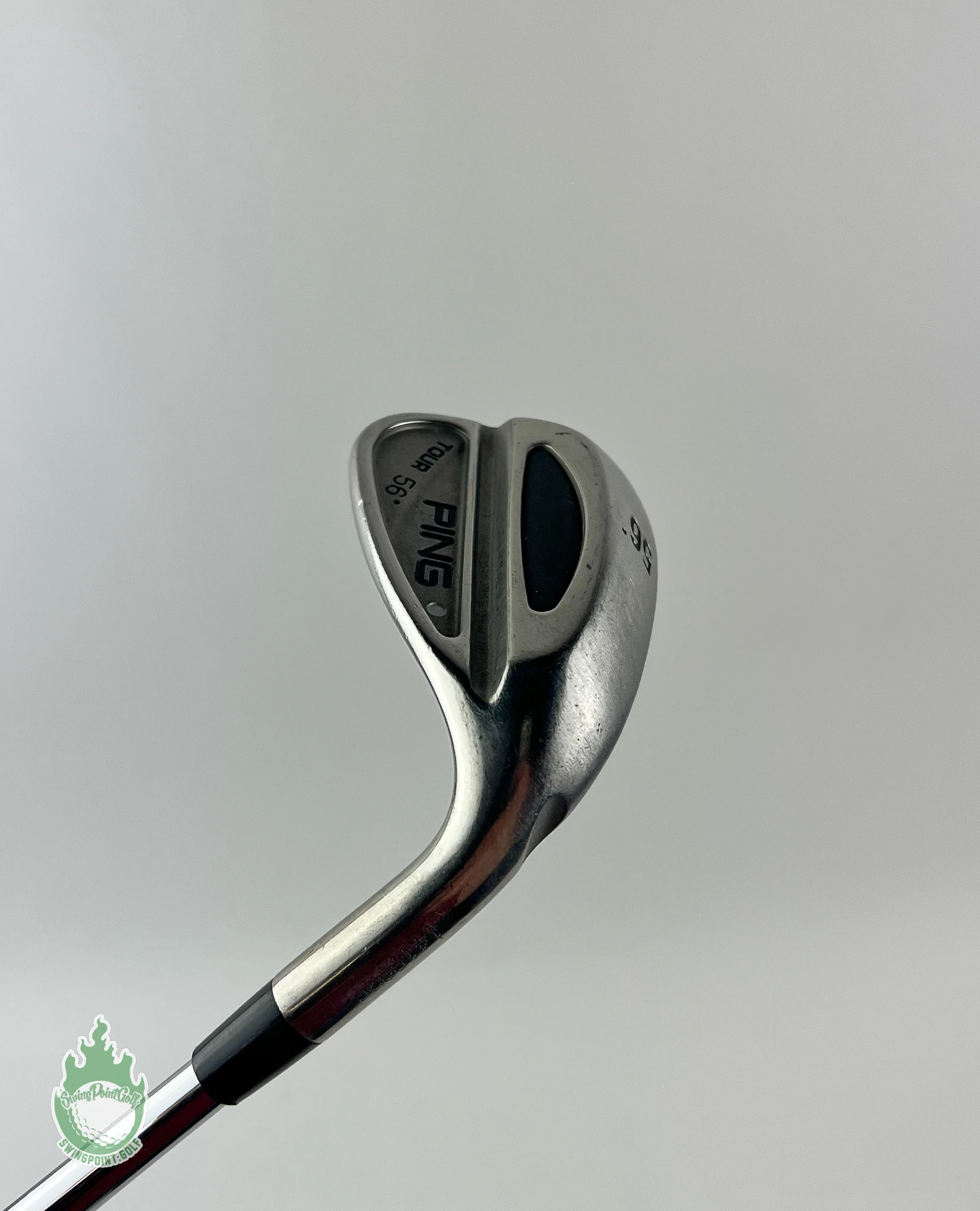 Used RH Ping Silver Dot Tour 56* Sand Wedge β Stiff Flex Steel Golf Club - Image 11
