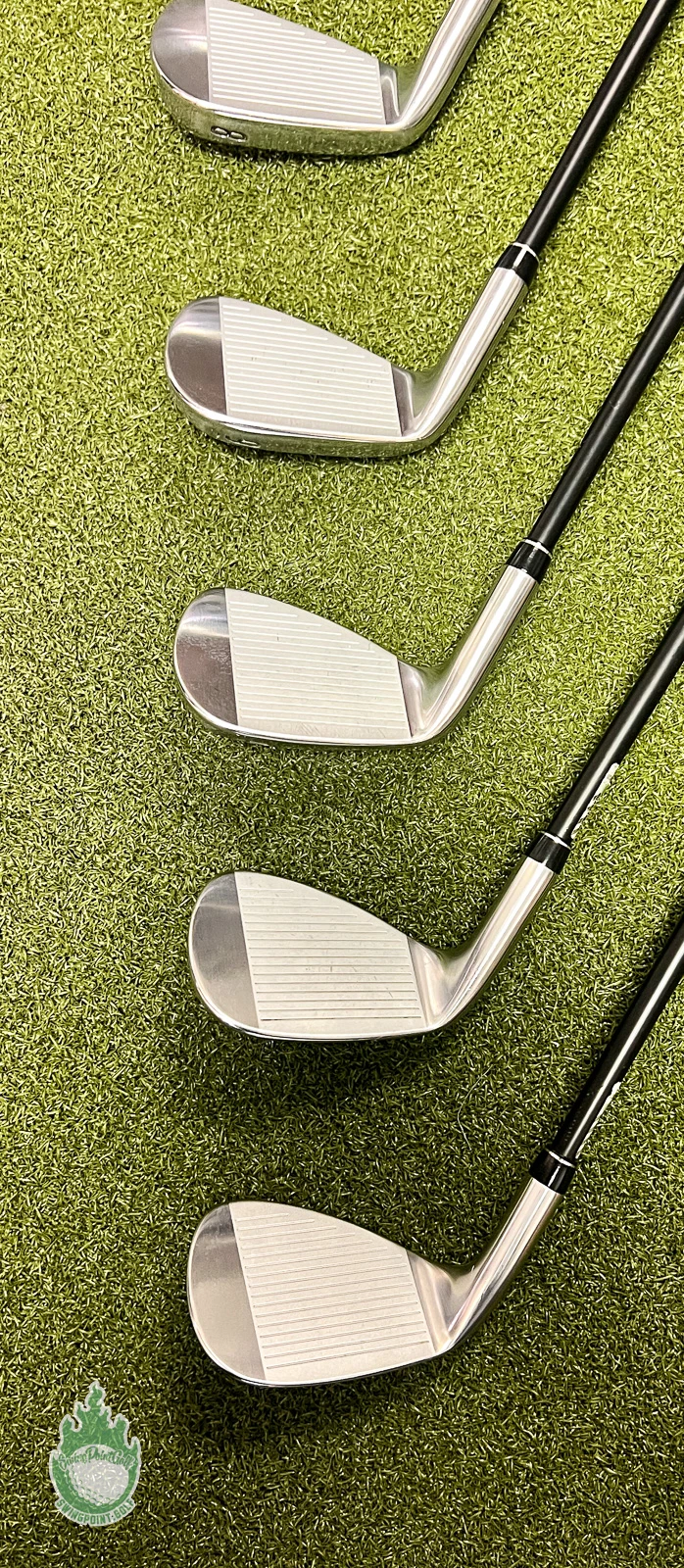 Used XXIO X Black Irons 5-PW/AW/SW AX-1 59g Stiff Flex Graphite Golf Club Set - Image 6