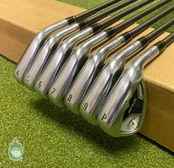 RH Callaway APEX Forged ’19/CF19 Irons 4-PW Recoil ES 780 F4 Stiff Graphite Set