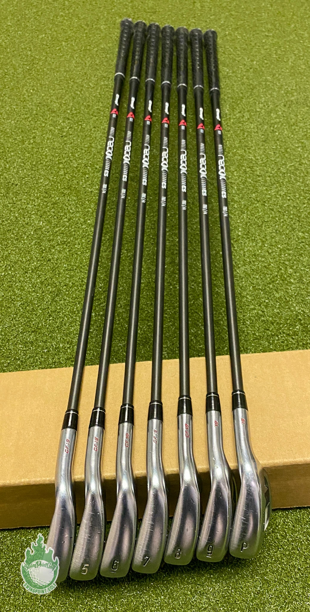 RH Callaway APEX Forged ’19/CF19 Irons 4-PW Recoil ES 780 F4 Stiff Graphite Set - Image 11