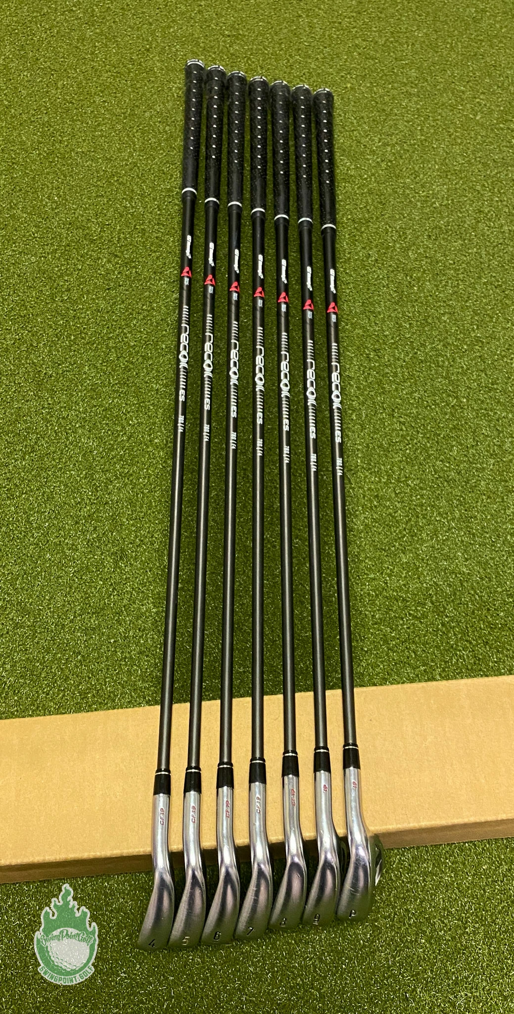 RH Callaway APEX Forged ’19/CF19 Irons 4-PW Recoil ES 780 F4 Stiff Graphite Set - Image 10