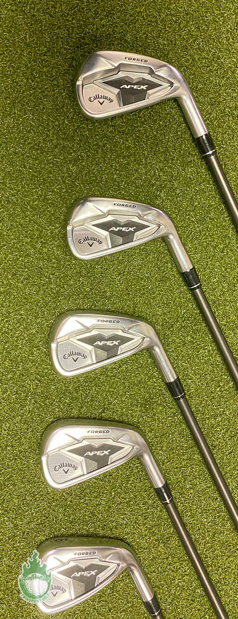 RH Callaway APEX Forged ’19/CF19 Irons 4-PW Recoil ES 780 F4 Stiff Graphite Set - Image 9