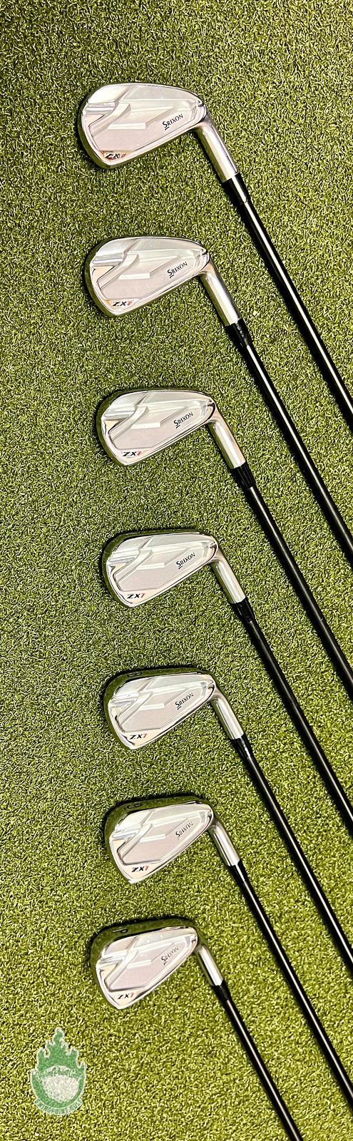 Used RH Srixon ZX7 Forged Irons 4-PW PGI 100 Stiff Flex Graphite Golf Club Set - Image 7