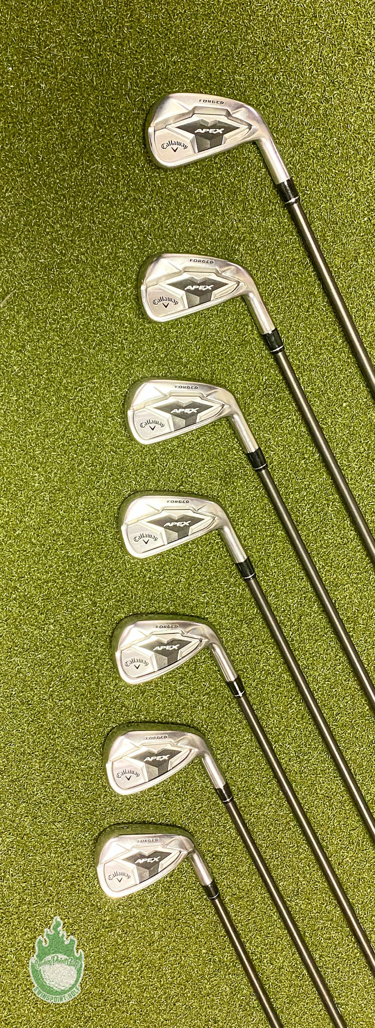 RH Callaway APEX Forged ’19/CF19 Irons 4-PW Recoil ES 780 F4 Stiff Graphite Set - Image 7