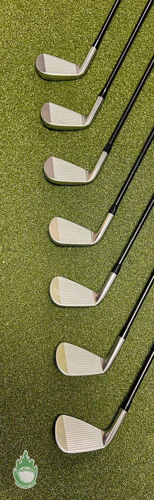 Used RH Srixon ZX7 Forged Irons 4-PW PGI 100 Stiff Flex Graphite Golf Club Set - Image 10