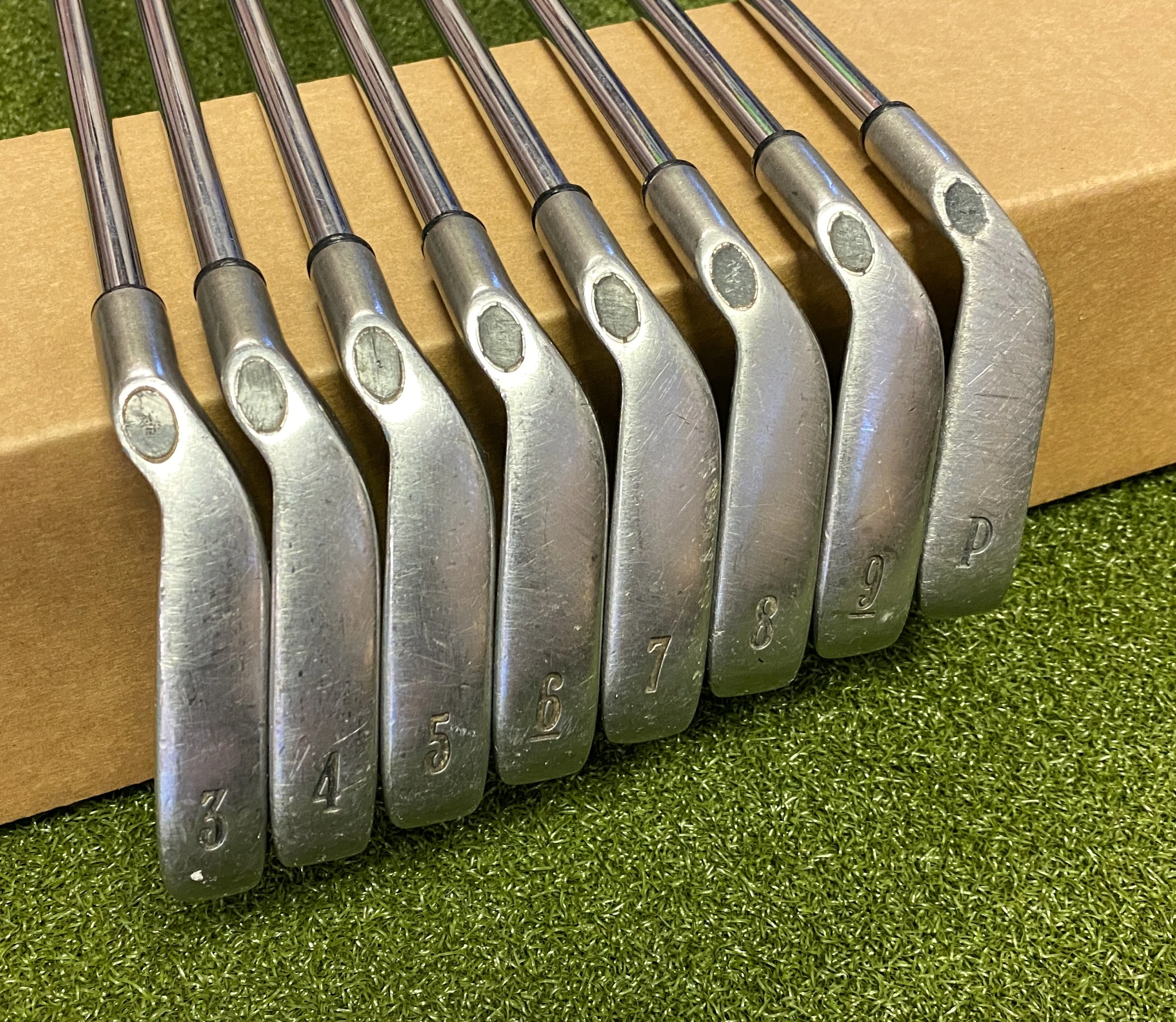 RH Callaway Big Bertha X-12 Irons 3-PW Memphis “10” ’98 Uniflex Steel Golf Set - Image 2