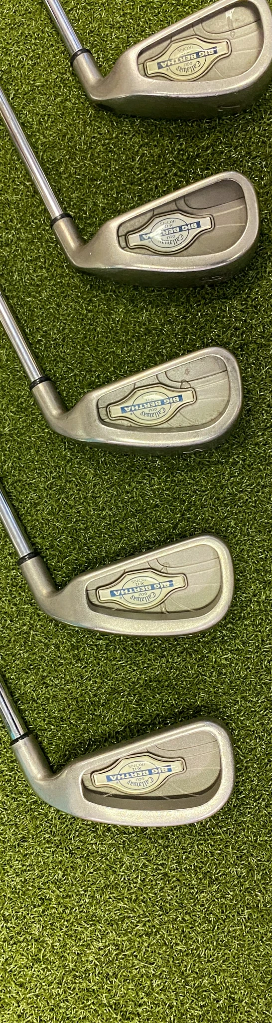 RH Callaway Big Bertha X-12 Irons 3-PW Memphis “10” ’98 Uniflex Steel Golf Set - Image 5