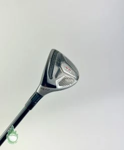 Used LH TaylorMade M6 Rescue 4 Hybrid 22* ATMOS 6 Regular Graphite Golf Club