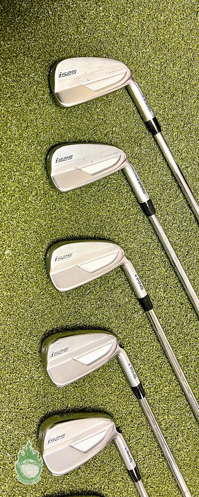 Used Right Handed Ping Blue Dot I525 Irons 4-PW/UW X100 X-Stiff Steel Golf Set - Image 9