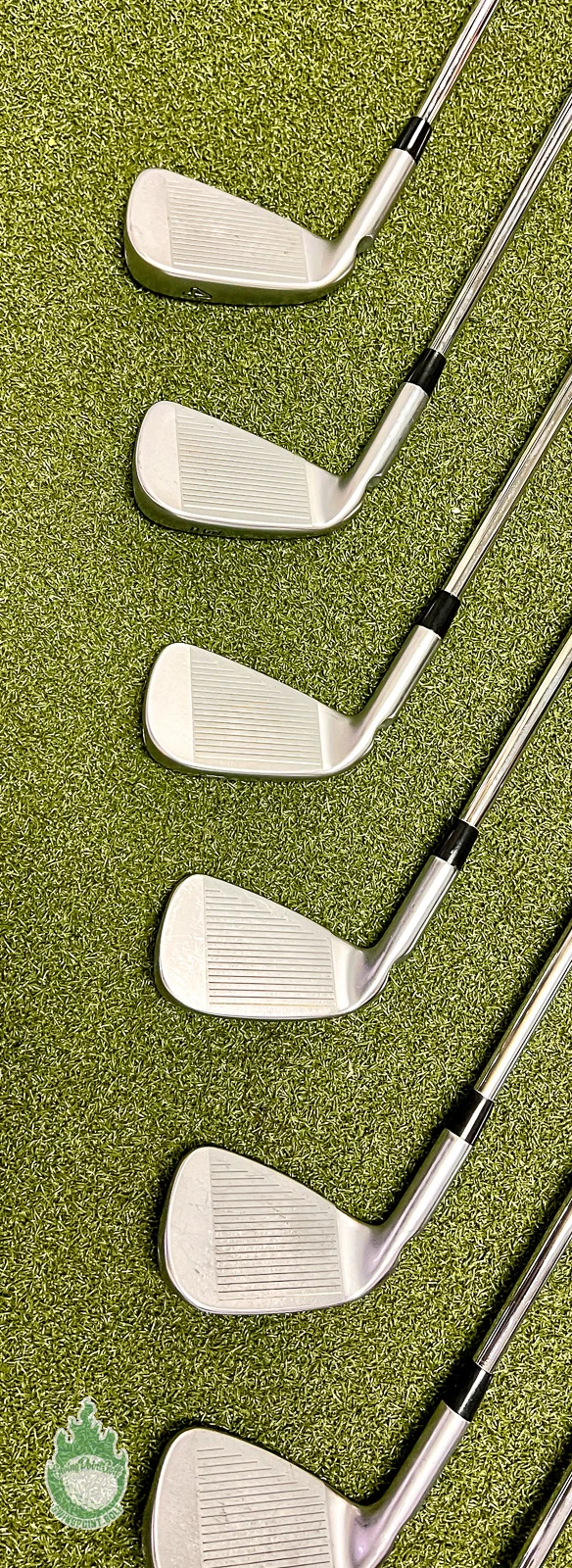 Used Right Handed Ping Blue Dot I525 Irons 4-PW/UW X100 X-Stiff Steel Golf Set - Image 5