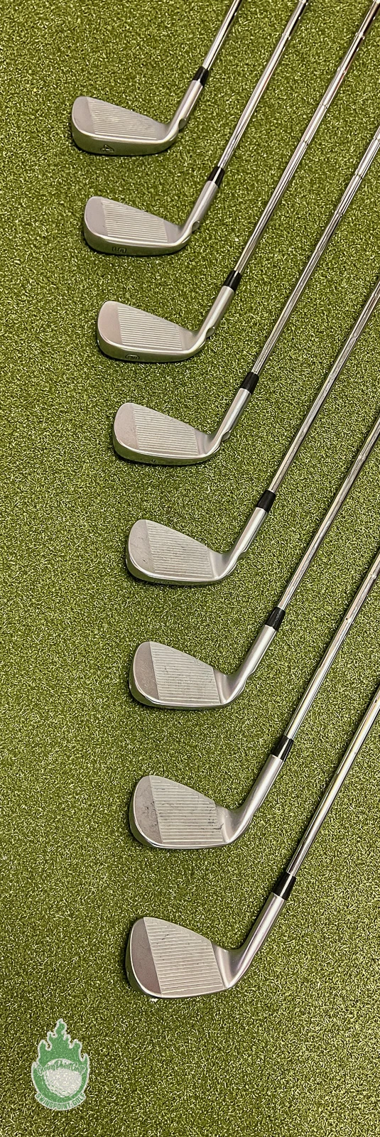 Used Right Handed Ping Blue Dot I525 Irons 4-PW/UW X100 X-Stiff Steel Golf Set - Image 4