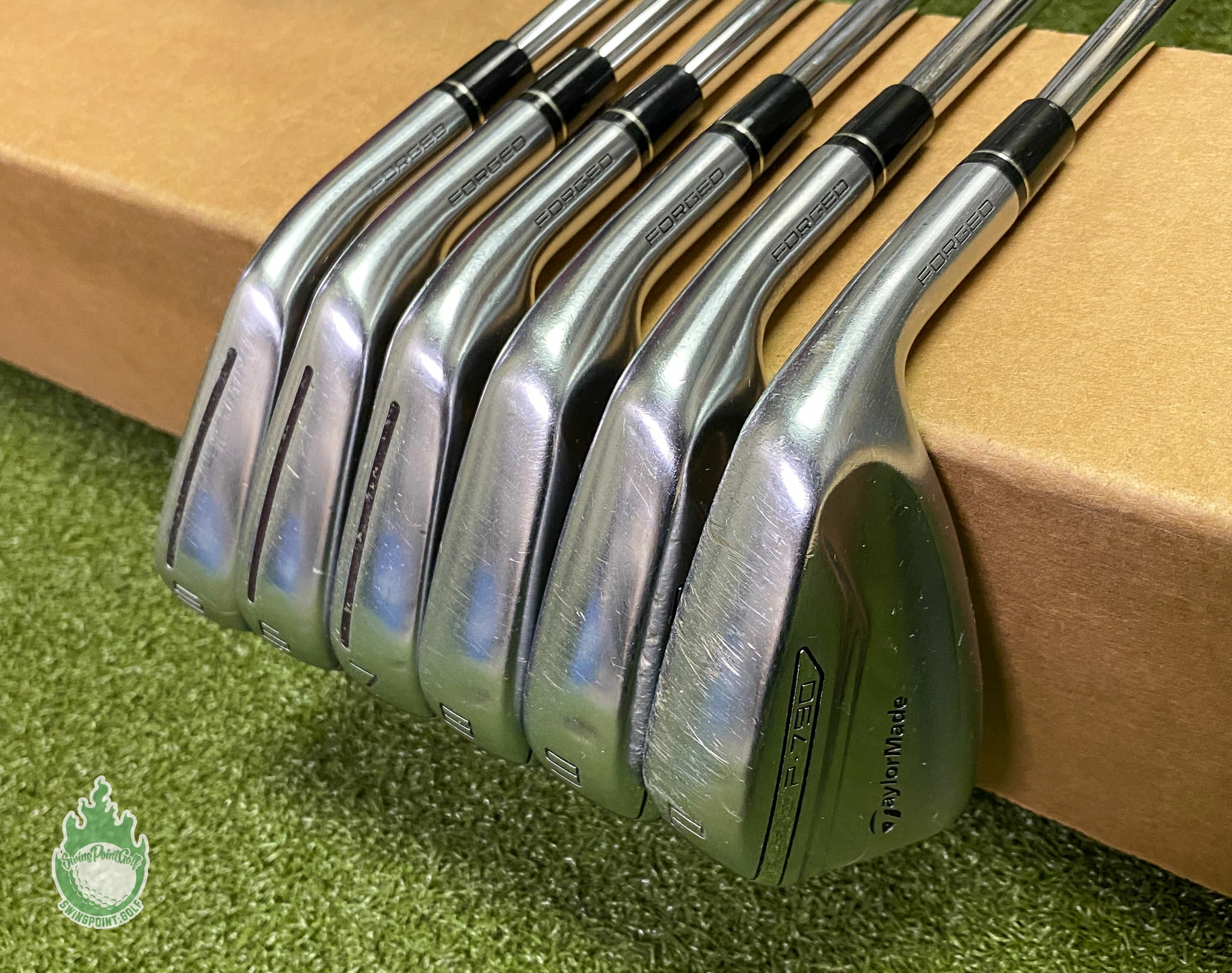 Used RH TaylorMade P-790 Forged Irons 5-PW DG 105g S300 Stiff Steel Golf Set