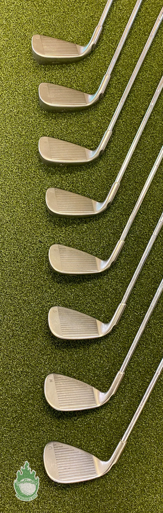 Used RH Ping Yellow Dot G20 Irons 4-PW/UW CFS Stiff Flex Steel Golf Club Set - Image 10