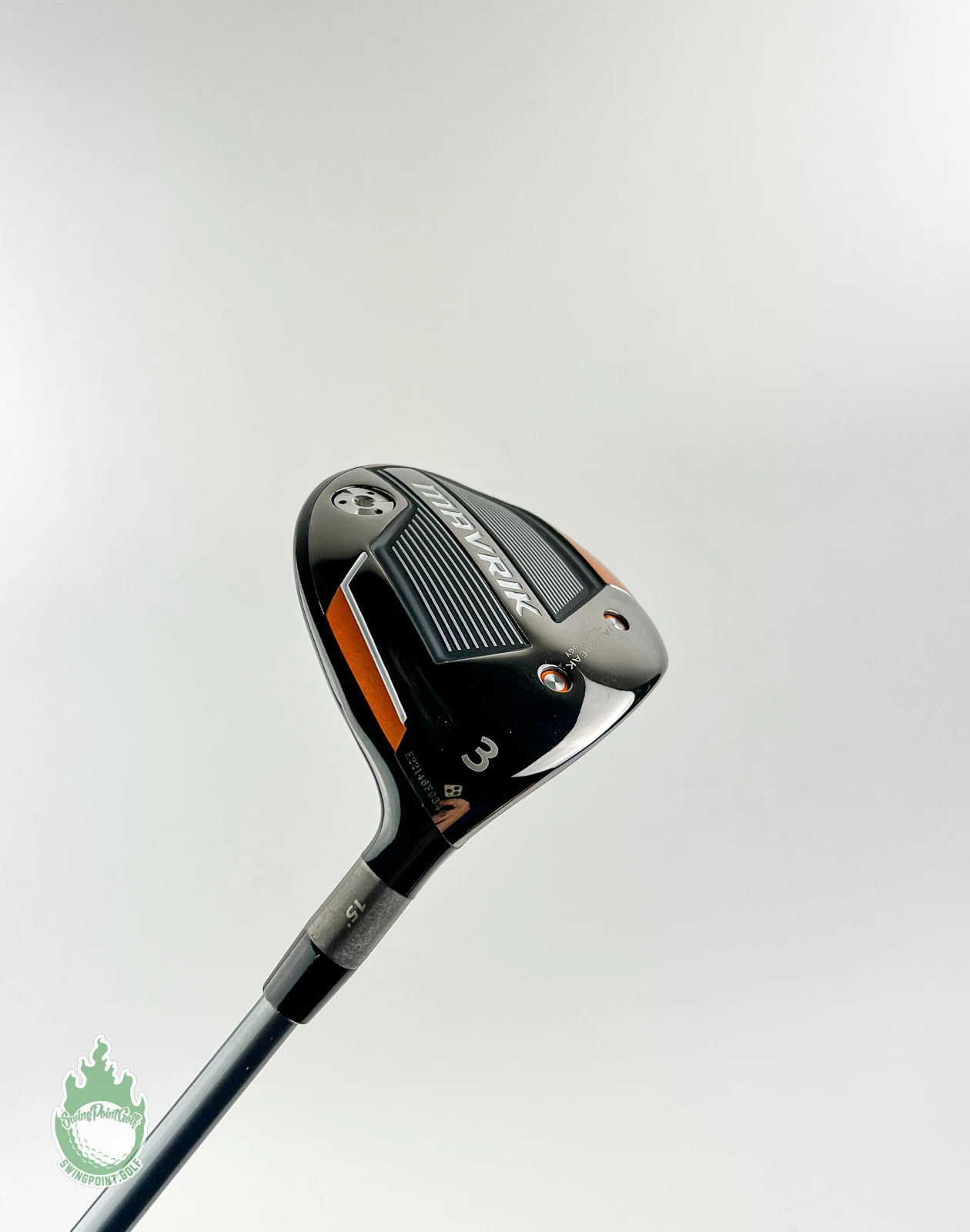 Used RH Callaway Mavrik Fairway 3 Wood 15* HZRDUS 65g Stiff Graphite Golf Club