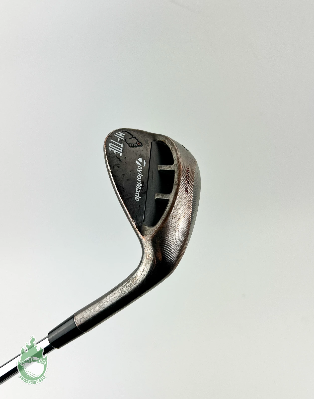 Used RH TaylorMade Hi-Toe Bigfoot RAW Wedge 56*-15 115g Stiff Steel Golf Club - Image 2