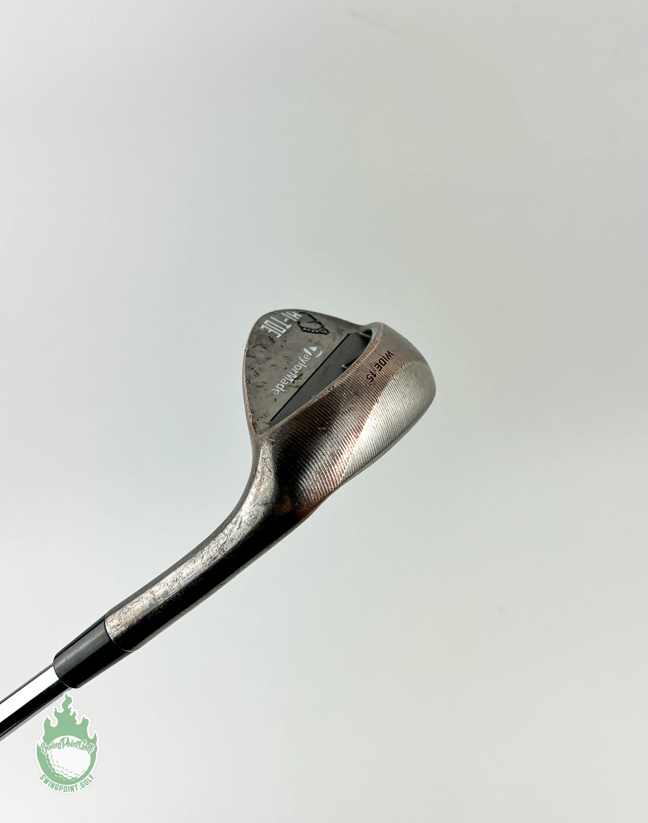 Used RH TaylorMade Hi-Toe Bigfoot RAW Wedge 56*-15 115g Stiff Steel Golf Club - Image 11
