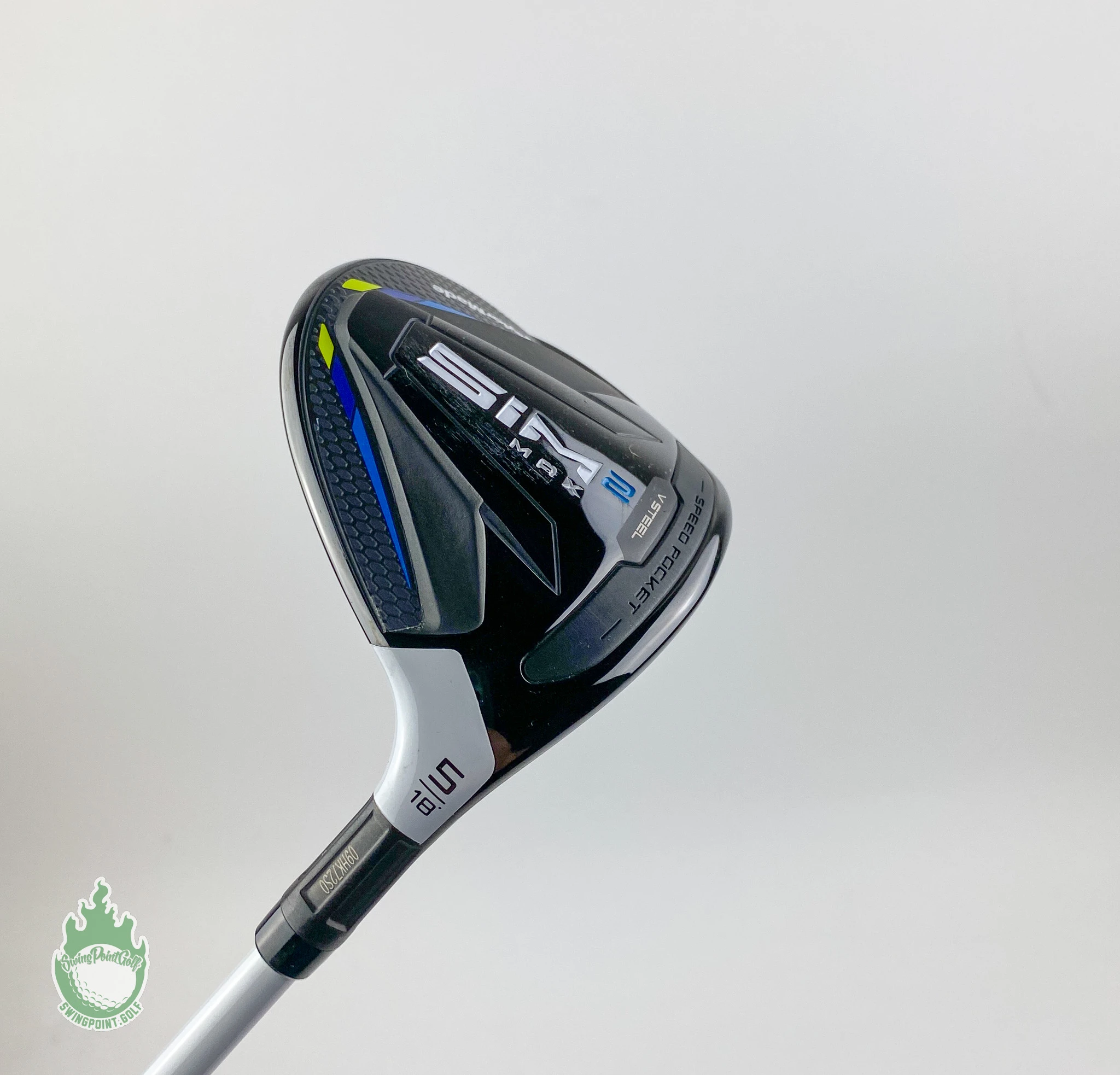 Used RH 2021 TaylorMade Sim 2 Max Fairway 5 Wood 18* Ladies Graphite Golf Club