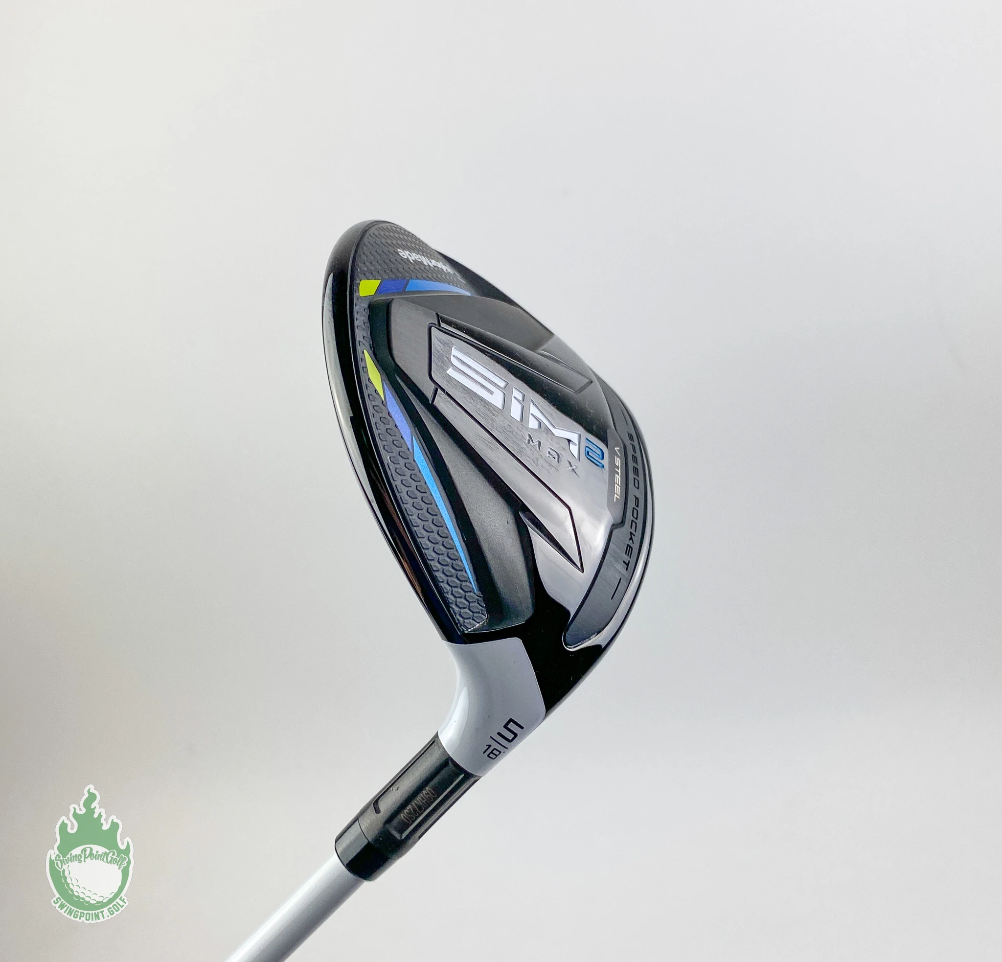 Used RH 2021 TaylorMade Sim 2 Max Fairway 5 Wood 18* Ladies Graphite Golf Club - Image 2