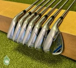 Used Right Handed Tour Edge Bazooka 360 Irons 5-PW/SW Uniflex Steel Golf Set