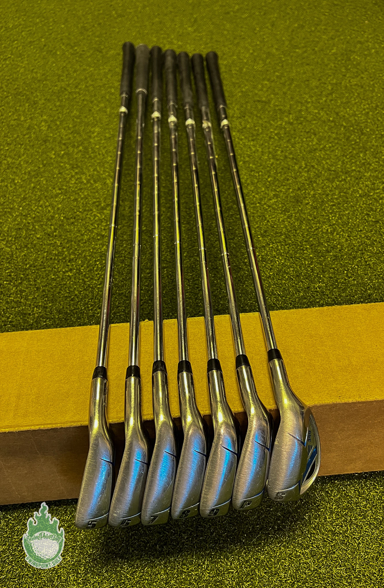Used Right Handed Tour Edge Bazooka 360 Irons 5-PW/SW Uniflex Steel Golf Set - Image 4