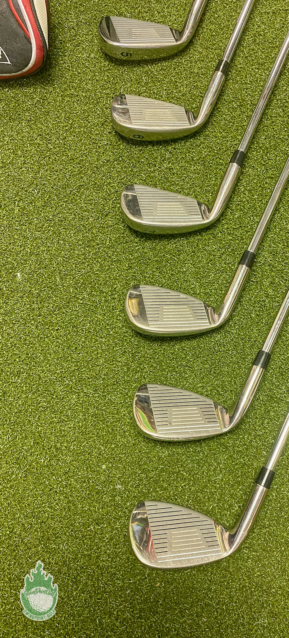 Used Right Handed MaxFli Black MAX Irons 4H 5-PW Regular Flex Steel Golf Set - Image 9