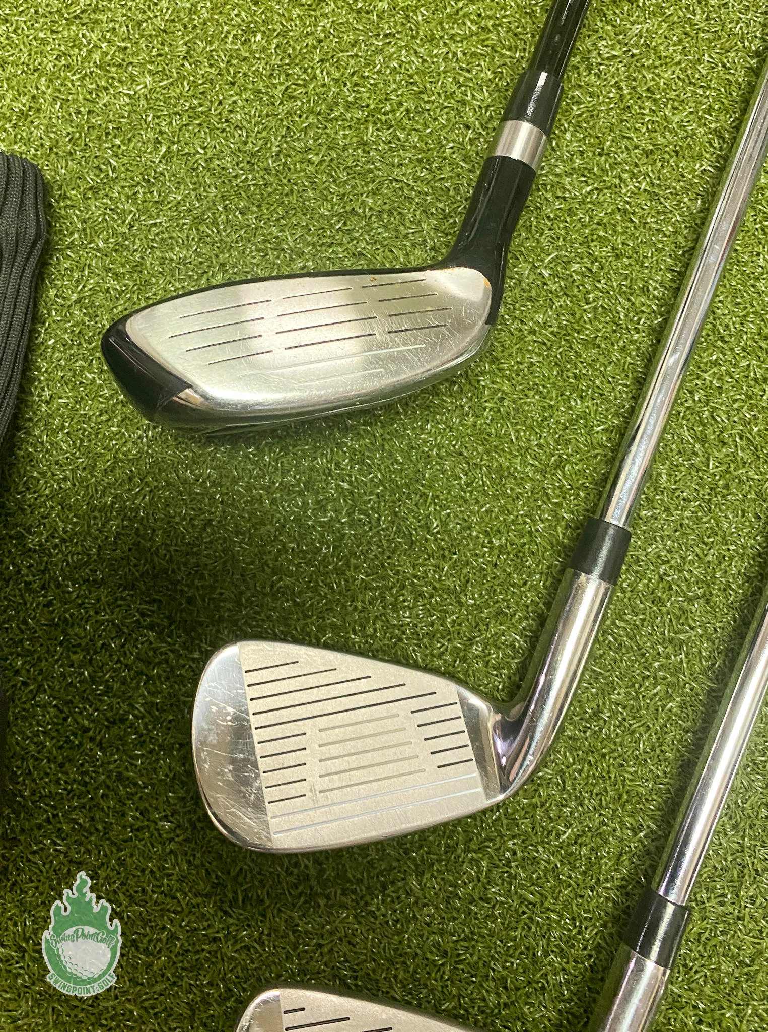 Used Right Handed MaxFli Black MAX Irons 4H 5-PW Regular Flex Steel Golf Set - Image 11