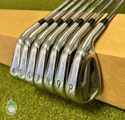 Used RH Titleist T100 Irons 4-PW $-Taper 125g Stiff Plus Flex Steel Golf Set